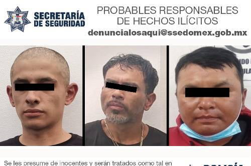 Con 41 equipos telefónicos robados, detienen a presuntos ladrones de tienda departamental